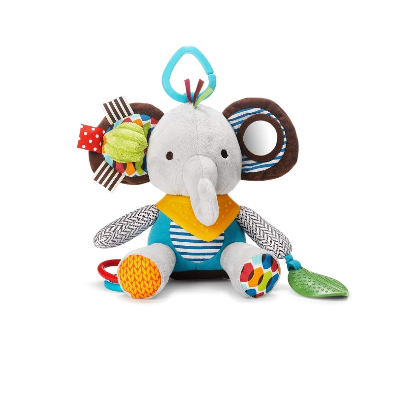 Skip Hop Elephant Baby Teething & Activity Toy Multi-Sensory Rattle
