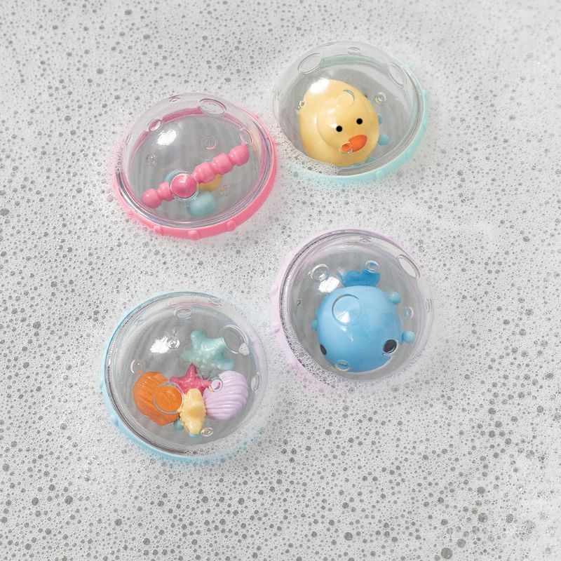 Baby Bath Floating Sensory Bubbles Toy 4 Pack